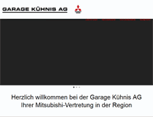 Tablet Screenshot of garage-kuehnis.ch